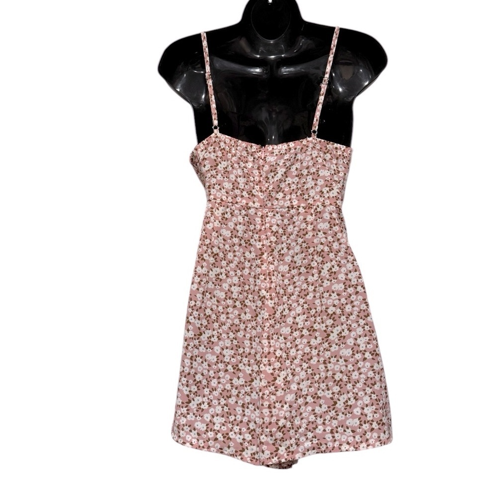 Princess Polly Pink Floral Wrap Sleeveless Lightweight Shorts Romper Womens sz 6 - Picture 6 of 14